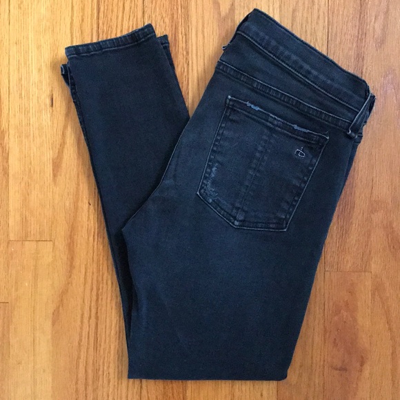 Rag & Bone Distressed ‘Ultra’ Capri Skinny Jeans - Picture 2 of 8